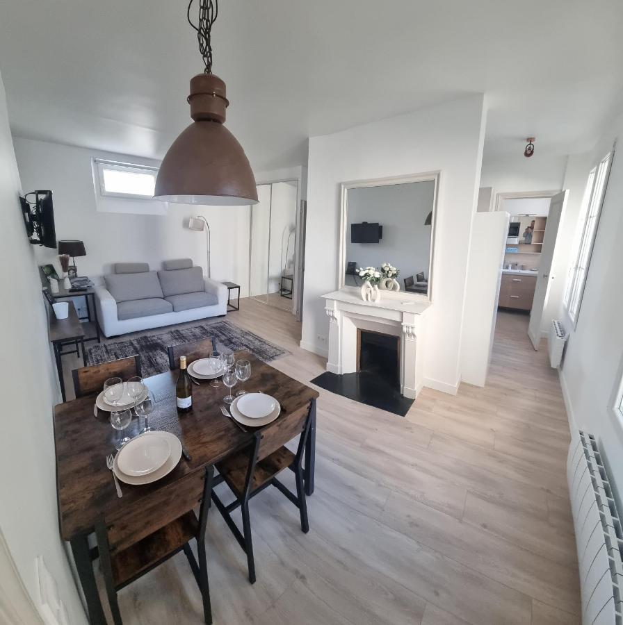 Appartement Luxueux Dans Maison Bourgeoise Parisienne Левалоа-Пере Екстериор снимка